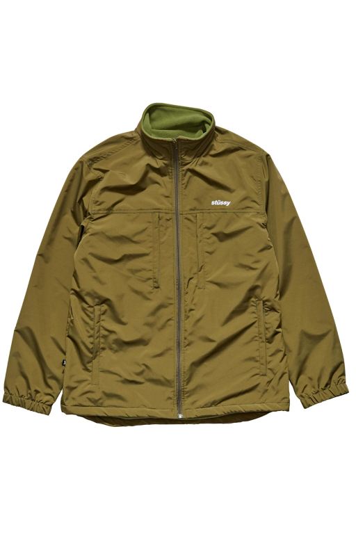 Stussy Mens Alpine Taslon Jackets Green - FTMUI5801